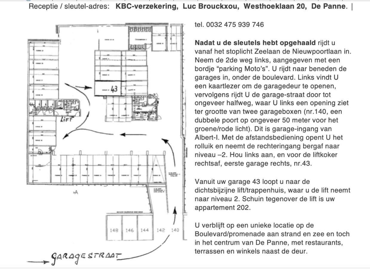 Residentie Albert-1, App.202, Zeelaan 214 德帕内 外观 照片